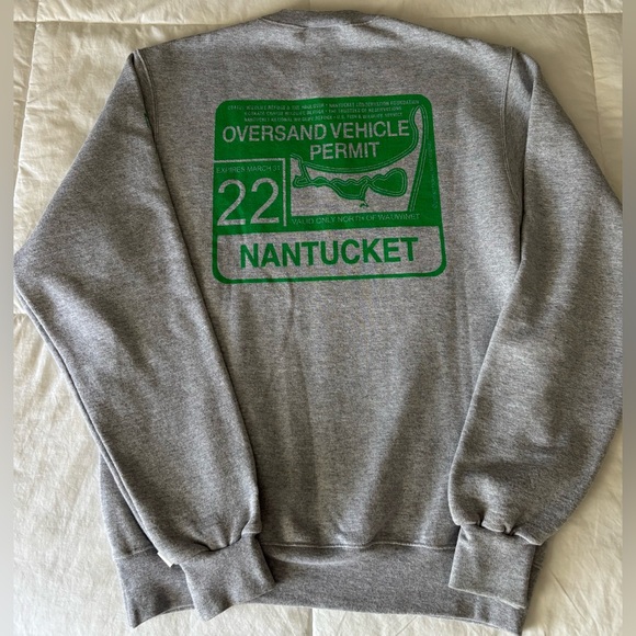 Nantucket Overland Vehicle Permit 2022 Men’s Small sweatshirt - Columbia brand - Picture 2 of 6